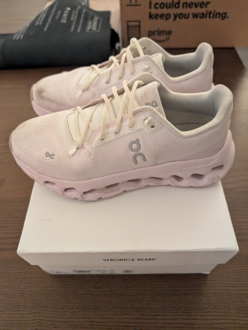 On Cloudtilt Ivory/Orchid Sz 8.5 - Picture 2 of 10